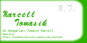 marcell tomasik business card